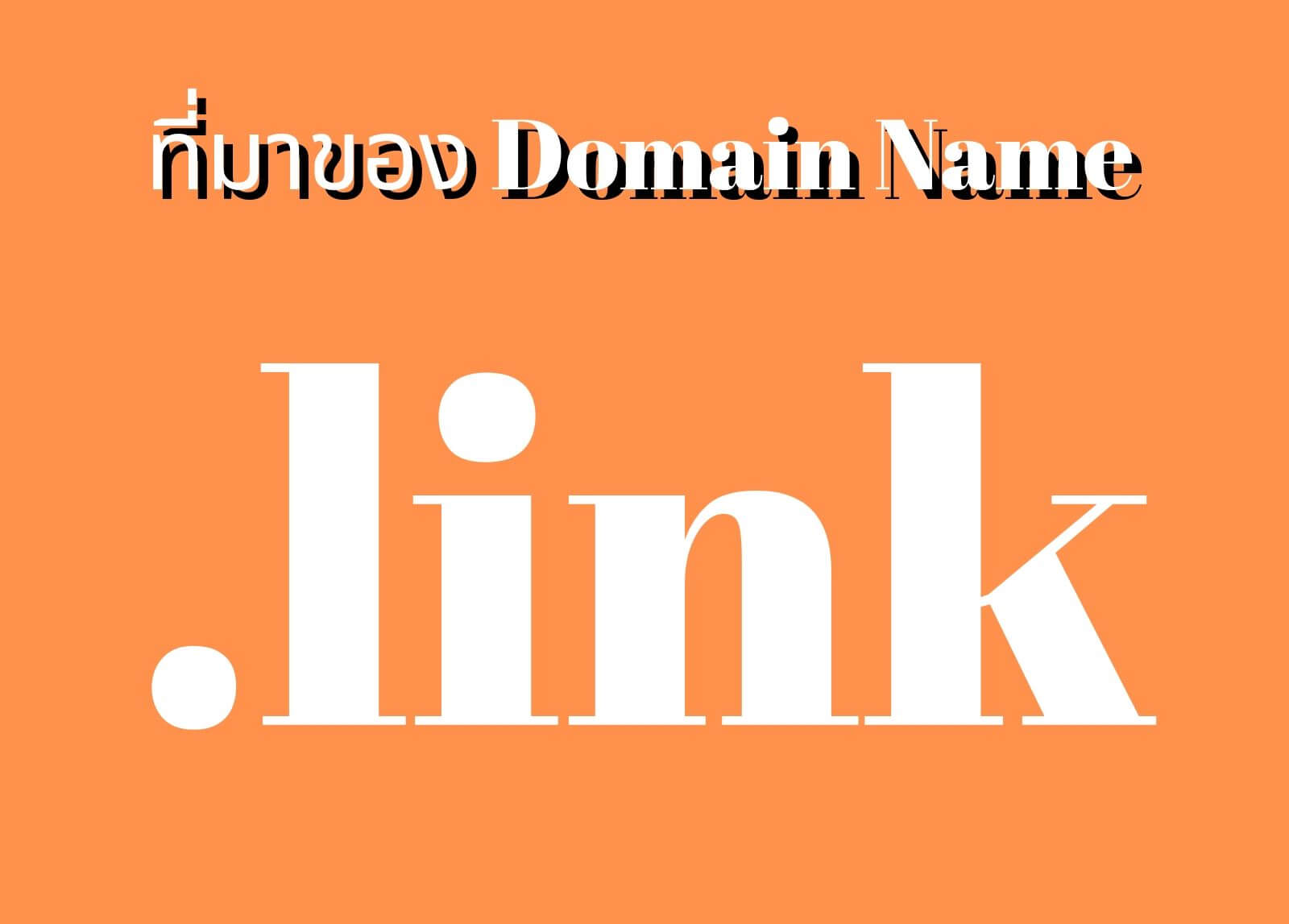 ที่มาของโดเมนเนม (Domain Name) .link
