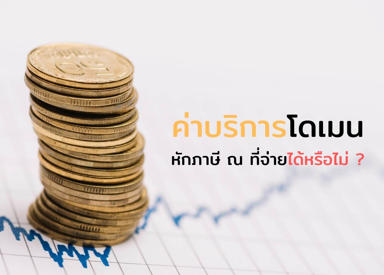 ค่าบริการจดโดเมน คืออะไร? สามารถนำไปหักภาษี ณ ที่จ่ายได้หรือไม่
